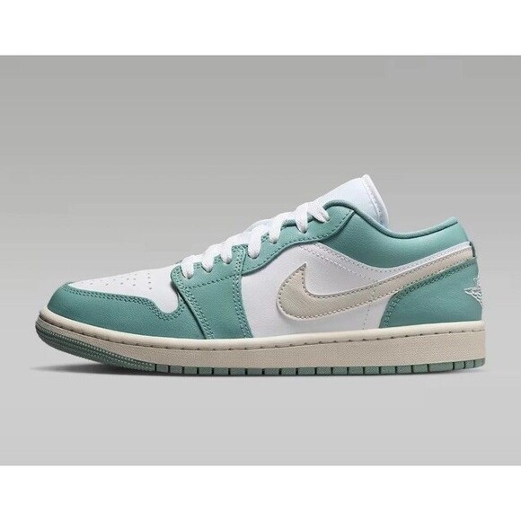 Nike Women Sneaker Air Jordan 1 Low-White/Cannon/Brown- DC0774-138~Size 7 - Picture 3 of 9